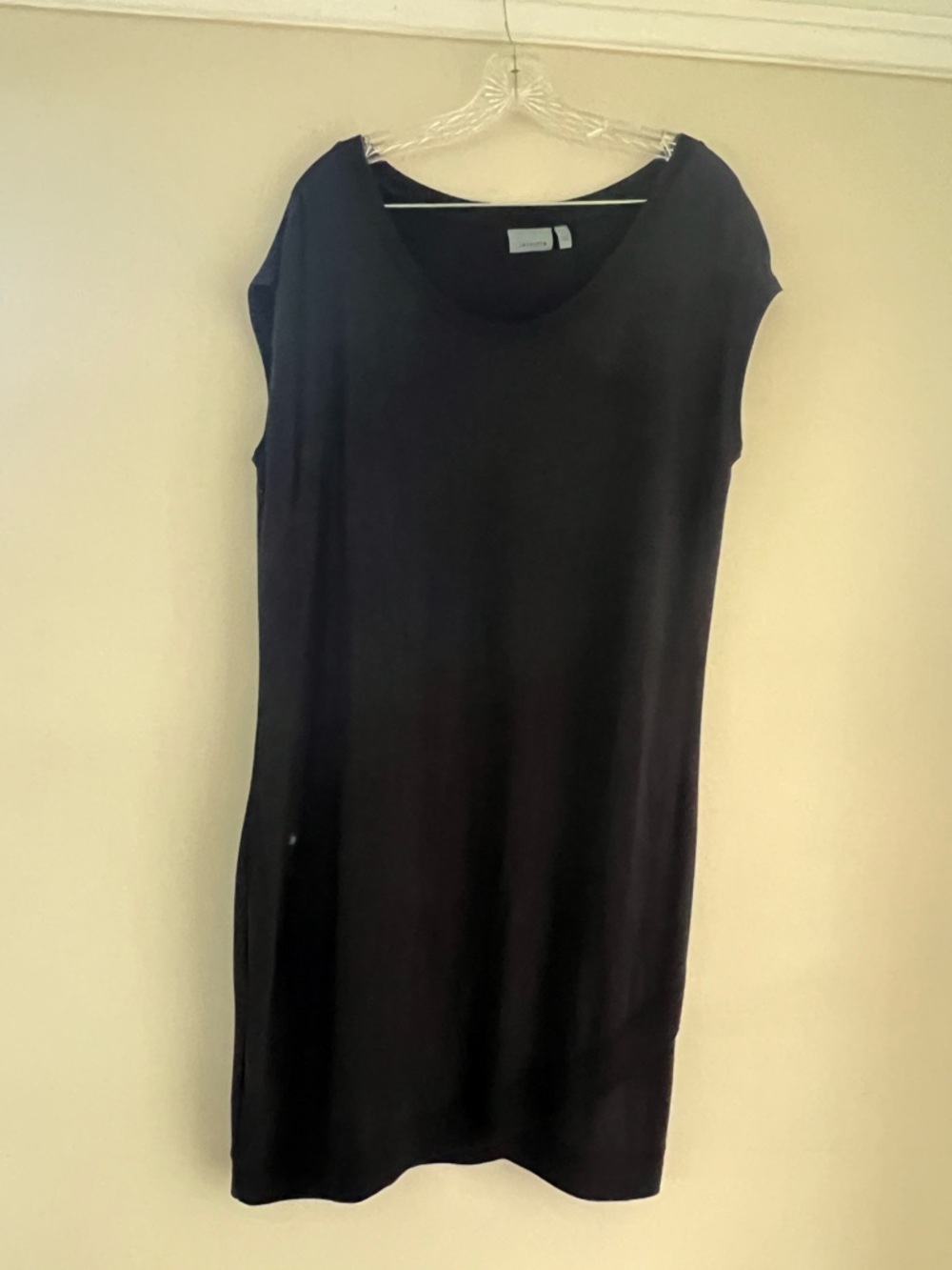 Athleta Black Midi Shift Dress